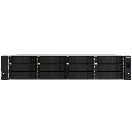 TS-1264U-RP-8G-US QNAP 12-Bay Rackmount NAS/iSCSI/IP-SAN 2.9GHz Intel Celeron N5095 4-core 8GB - No HDD