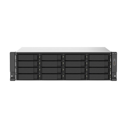 TS-1673AU-RP-16G-US QNAP 16 Bay Rackmount NAS/iSCI/IP-SAN 2.2GHz AMD Ryzen Embedded V1500B Quad-core 16GB RAM - No HDD