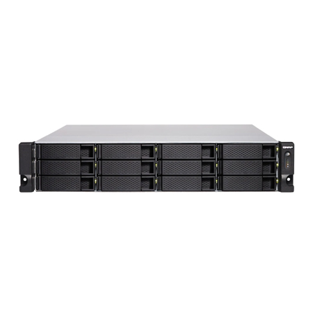 TS-1886XU-RP-D1622-8G-US QNAP 18 Bay Rackmount NAS/iSCI 2.6GHz Intel Xeon D-1622 Quad-core 8GB ECC RAM - No HDD