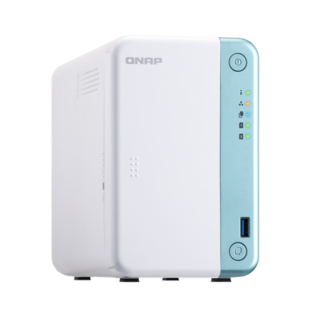 [DISCONTINUED] TS-251D-2G-US QNAP 2-Bay Desktop NAS 2.0 GHz Dual-core Intel Celeron 2GB RAM - No HDD