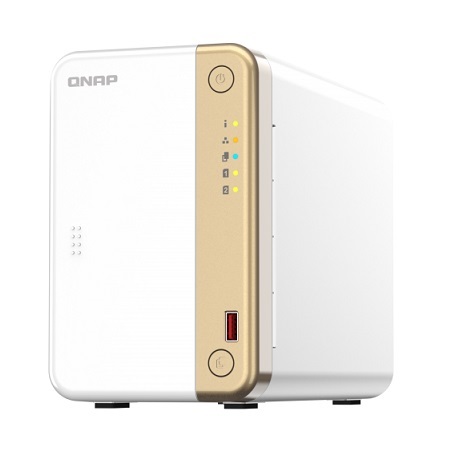 TS-262-4G-US QNAP 2-Bay Desktop NAS 2.9 GHz Intel Celeron N4505 2-core 4GB RAM - No HDD
