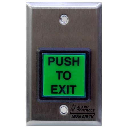 TS-2TBLANK Alarm Controls With No Push To Exit