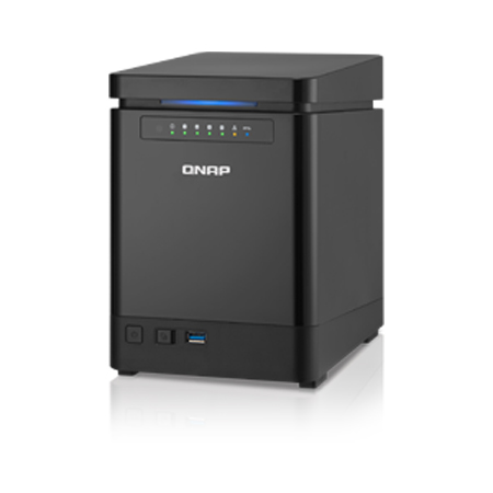 [DISCONTINUED] TS-453mini-8G-US QNAP 4-Bay Desktop NAS 2.0 GHz Quad-core Intel Celeron 8GB RAM - No HDD
