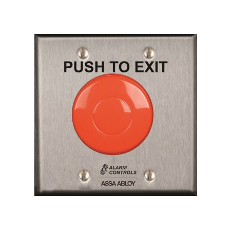 Alarm Controls Double Gang Push Buttons
