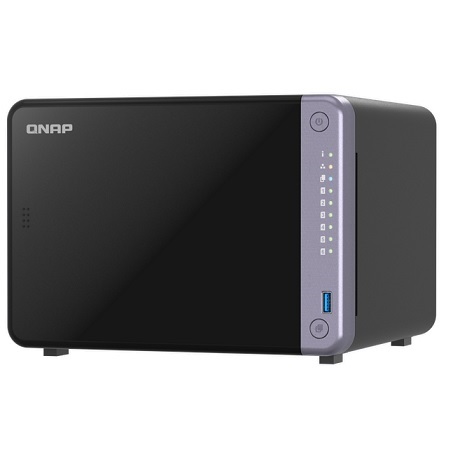 TS-632X-4G-US QNAP TS-632X 6-Bay ARM-based NAS with Hardware Encryption, Quad Core 2.0GHz, 4GB DDR4 RAM, 10GbE(SFP+), 2.5GbE and PCIe Gen3 Expansion Slot