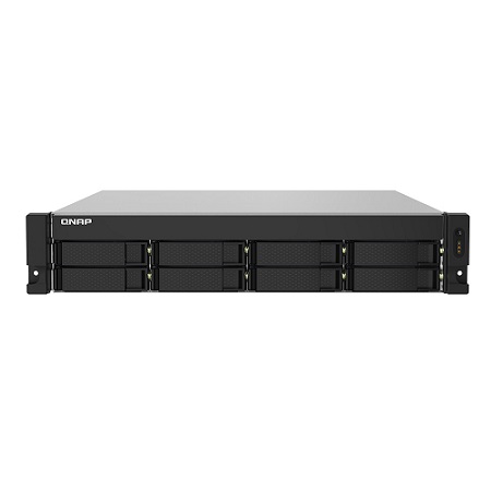 TS-832PXU-4G-US QNAP 8 Bay Rackmount NAS/iSCI/IP-SAN 1.7GHz Alpine AL324 64-bit ARM Cortex-A57 Quad-core 4GB RAM - No HDD