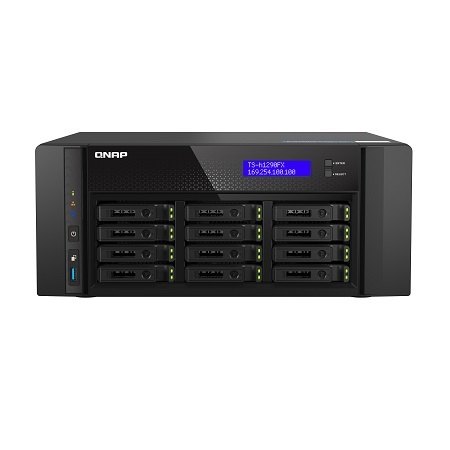 TS-h1290FX-7232P-64G-US QNAP 12-Bay Desktop NAS 3.2 GHz AMD EPYC 7232P 8-core 64GB RAM - No HDD