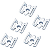 Show product details for TSW-15 Middle Atlantic Cable Management Tie Saddles Accepts 3/4 Inch Hook and Loop Fasteners and Cable Ties, 15 Pieces