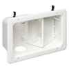 TVB712 Arlington Industries 2-Gang Recessed TV Box w/ Angled Openings