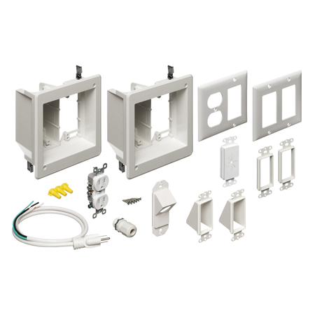Arlington Speciality Boxes TV Bridge Kit for Flat-Screen TVs