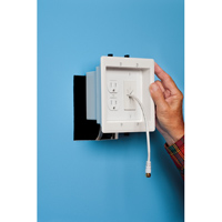 TVBRA2K Arlington Industries 2-Gang Power/Low-Voltage TV Bridge II Kit