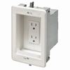Show product details for TVBS503-4 Arlington Industries 1-Gang Steel Recessed TV Box - Pack of 4