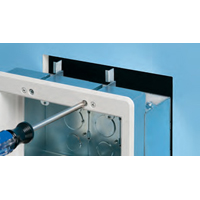 TVBS505 Arlington Industries 2-Gang Steel Recessed TV Box