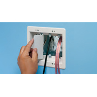 TVBS507 Arlington Industries 3-Gang Steel Recessed TV Box