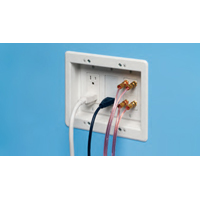 TVBS507 Arlington Industries 3-Gang Steel Recessed TV Box