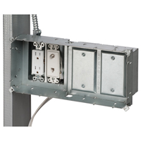 TVBS613 Arlington Industries 4-Gang Steel Recessed TV Box for Power and Low Voltage
