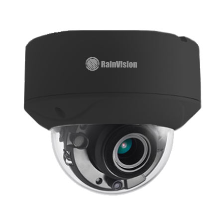 TVIHD5VD-21M-B Rainvision 2.7~13.5mm Motorized 20FPS @ 5MP Outdoor IR Day/Night Vandal Dome HD-TVI/HD-CVI/AHD/Analog Security Camera 12VDC/24VAC - Black