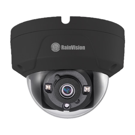 TVIHD5VD-3-B Rainvision 2.8mm 20FPS @ 5MP Indoor/Outdoor IR Day/Night Vandal Dome HD-TVI/HD-CVI/AHD/Analog Security Camera 12VDC - Black