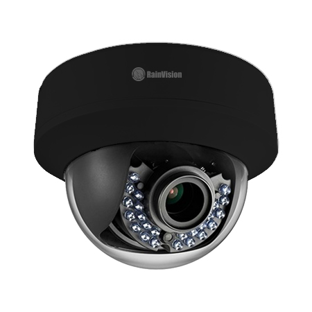 TVIPROID2-21M-B Rainvision 2.8~12mm Motorized 30fps @ 1080p Indoor IR Day/Night WDR Dome HD-TVI/Analog Security Camera 12VDC/24VAC - Black