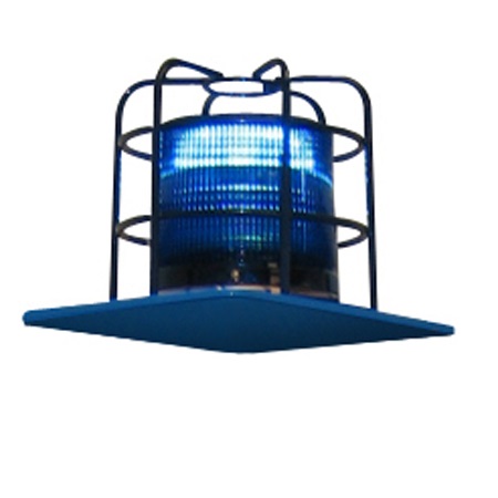 TW-LCB Aiphone Tower Top w/ Light and Cage - Blue