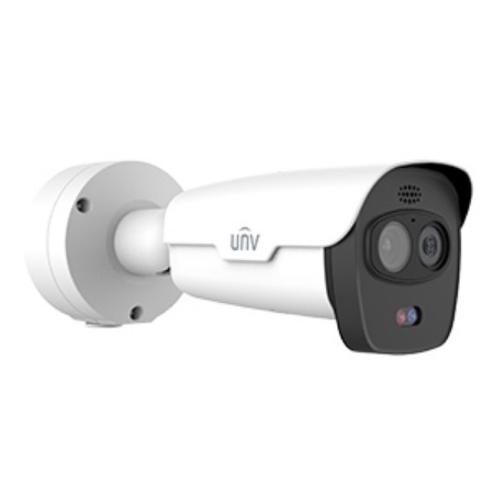 TIC2621SR-F3-4F4AC-VD Uniview 4mm 30FPS @ 720p Outdoor Uncooled Dual-Spectrum Thermal IR Day/Night WDR Bullet IP Security Camera 12VDC/PoE