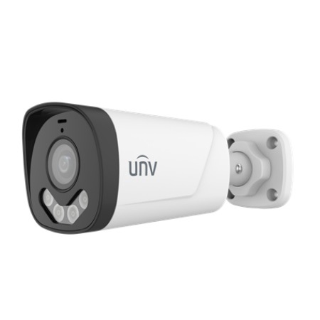 UAC-B145-AF28M-DL Uniview 2.8mm 25FPS @ 5MP ColorHunter Dual Light Day/Night DWDR Bullet HD-TVI/HD-CVI/AHD/Analog Security Camera 12VDC