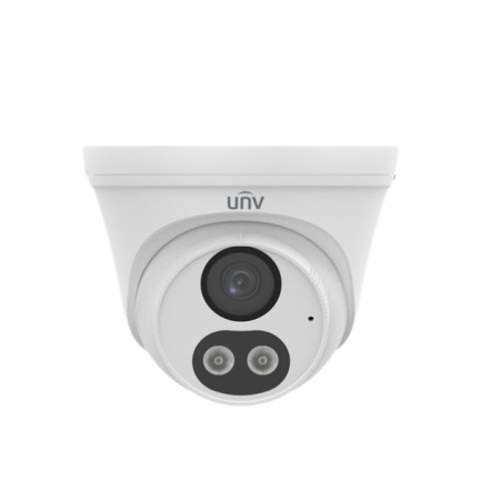 UAC-T142-AF28M-DL Uniview 4mm 25FPS @ 2MP ColorHunter Dual Light Day/Night DWDR Turret HD-TVI/HD-CVI/AHD/Analog Security Camera 12VDC
