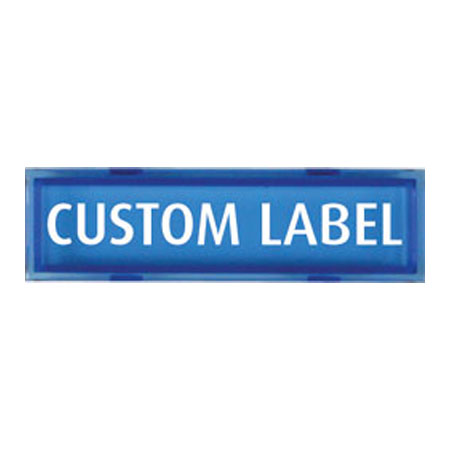 UB-1CL-B STI Custom Message Plate - Blue