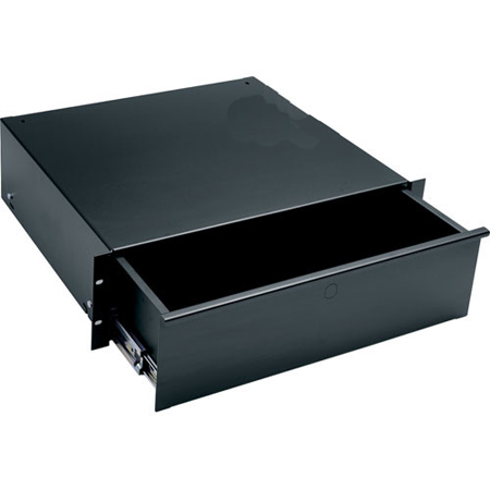UD2 Middle Atlantic 2 Space (3 1/2 Inch) Utility Drawer, Black Powder Coat Finish