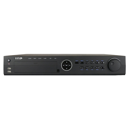 UD2A-16/6TB InVid Tech 16 Channel HD-TVI and Analog + 2 Channel IP DVR 256FPS @ 1080p - 6TB