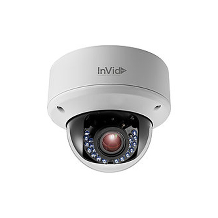 ULT-C2DRIR2812D InVid Tech 2.8-12mm Varifocal 30FPS @ 1080p Outdoor IR Day/Night Dome HD-TVI Security Camera 24VAC/12VDC