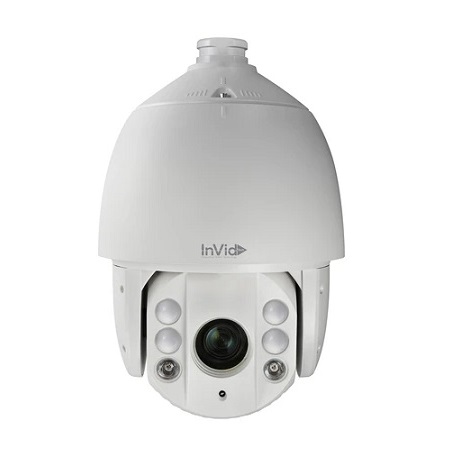 ULT-P2PTZXIR30 InVid Tech 4.3mm~129mm 30x Optical Zoom 30FPS @ 1080p Outdoor IR Day/Night WDR PTZ IP Security Camera 24VAC/POE