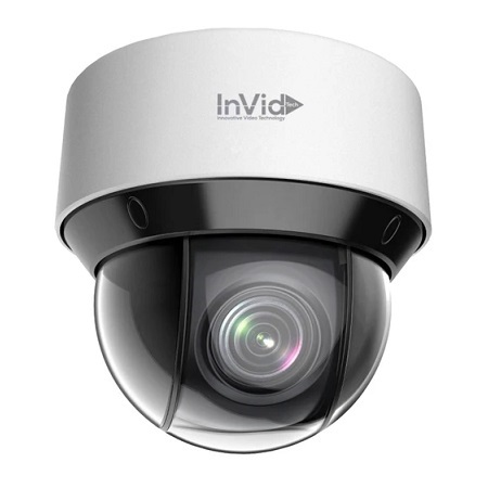 ULT-P4PTZXIR25X InVid Tech Ultra Series 4.8~120mm 25x Optical Zoom 30FPS @ 4MP Outdoor IR Day/Night WDR PTZ IP Security Camera 12VDC/PoE