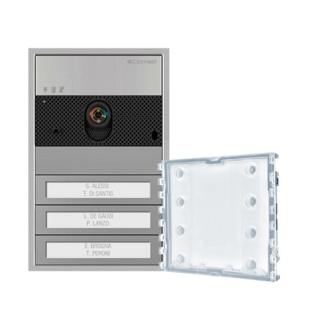 UMV3S-IP Comelit Ultra Video Surface Kits VIP, 3 Button