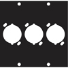 Show product details for UNIV3 Middle Atlantic UCP Module, for Universal XLR Connections, Fits 3 Connectors