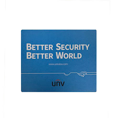 Uniview Mousepad with Text - Better Security Better World - Blue