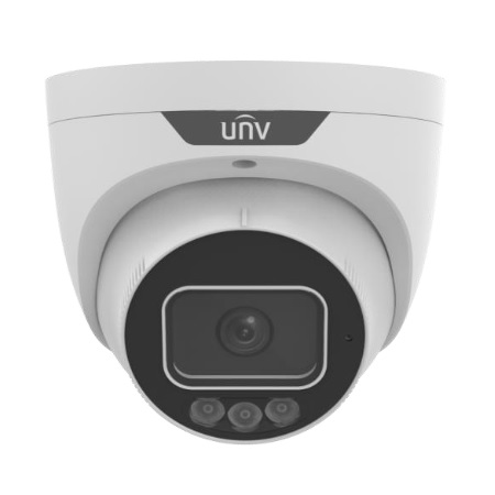 IPC3635SS-ADF28KMC-I1 Uniview Prime II Tri-Guard 2.0 Series 2.8mm 30FPS @ 5MP Outdoor IR Day/Night WDR Eyeball IP Security Camera 12VDC/PoE