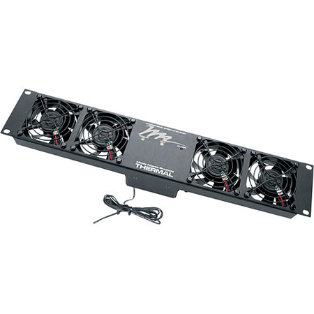 UQFP-4 Middle Atlantic Ultra Quiet Fan Panel with Proportional Speed Fan Control, 4 Fans, 120V