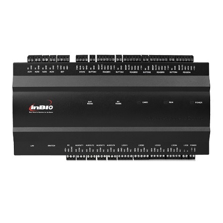 US-INBIO-460 ZKAccess IP-Based Biometric Access Control Panel 4-Door 2-Way Controller