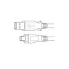 Show product details for USBSONY Vanco Cable USB-A/Mini USB 5P 6 ft