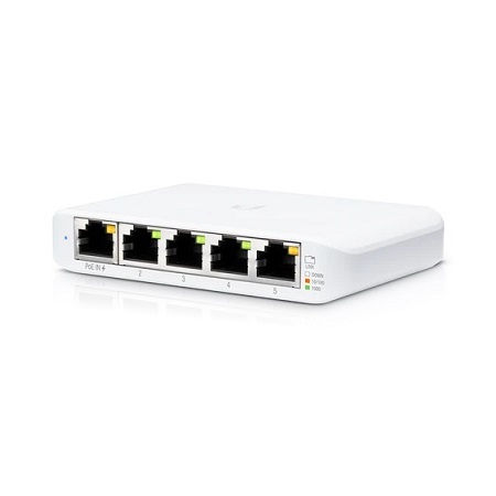 USW-Flex-Mini Ubiquiti Switch Flex Mini 5 Gigabit Port Managed PoE Switch