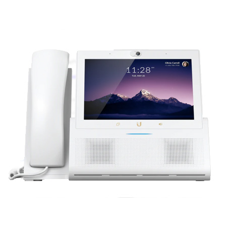 UTP-TOUCHMAX-U-WHITE Ubiquiti Phone Touch Max Modern UniFi Talk 7" HD Multi-Touch Screen Desk Phone with Built-in 5MP Camera - White - UNLOCKED