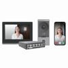 Show product details for KIT/201S/372S/NSW2020 Uniview Villa Door Station(IC Card,WiFi), Wall Mounted 7-Inch Indoor Station(Touch Screen), Unmanaged Ethernet Switch(PoE)