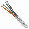 Show product details for 055-458/P/WH Vertical Cable 055-458 Series 24 AWG 8 Unshielded Twisted Pair Solid Bare Copper CMP Plenum Cat5e Cable - 1000' Pull Box - White