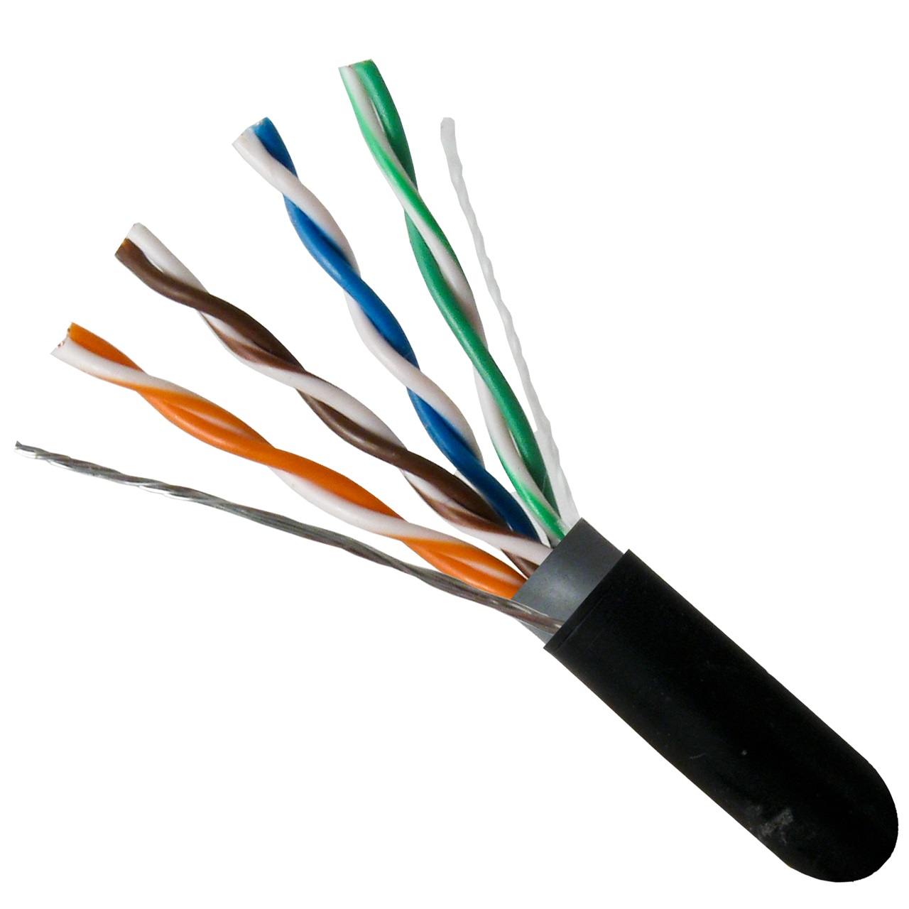 059-486/US/CMXT Vertical Cable 059-486 Series 24 AWG 4 Unshielded Twisted Pair Solid Bare Copper CMXT Non-Plenum Cat5e Cable - 1000' Pull Box - Black
