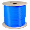 Show product details for 064-485/A/BL Vertical Cable 064-485 Series 23 AWG 4 Unshielded Twisted Pair Solid Bare Copper CMR Non-Plenum Cat6A Cable - 1000' Spool - Blue
