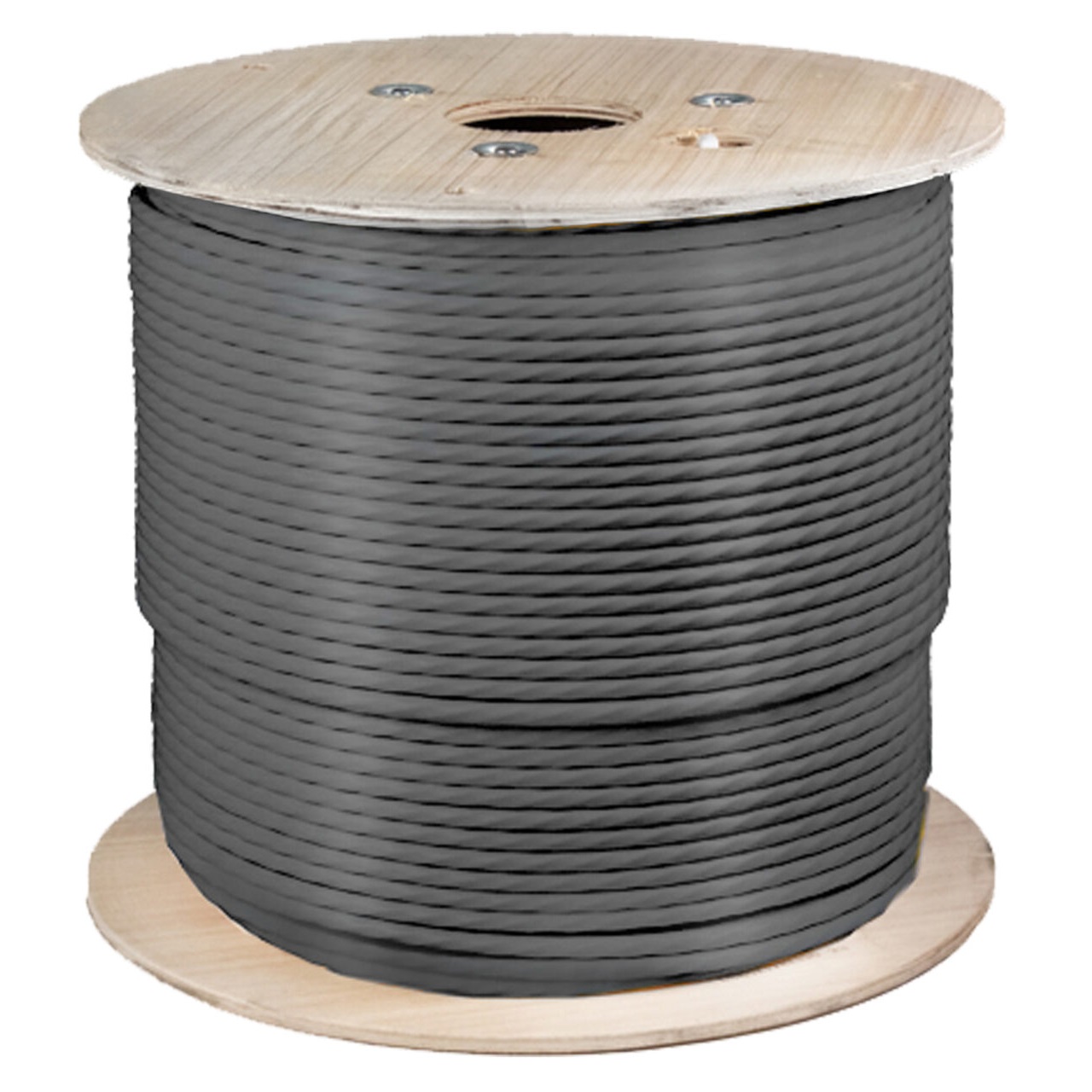 064-688/A/GY Vertical Cable 064-688 Series 23 AWG 4 Unshielded Twisted Pair Solid Bare Copper CMR Non-Plenum Cat6A Cable - 1000' Spool - Gray