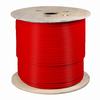Show product details for 064-692/A/RD Vertical Cable 064-692 Series 23 AWG 4 Unshielded Twisted Pair Solid Bare Copper CMR Non-Plenum Cat6A Cable - 1000' Spool - Red