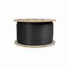 Show product details for 065-700/A/P/BK Vertical Cable 065-700 Series 23 AWG Unshielded Twisted Pair Solid Bare Copper CMP Plenum Cat6A Cable - 1000' Wooden Spool - Black