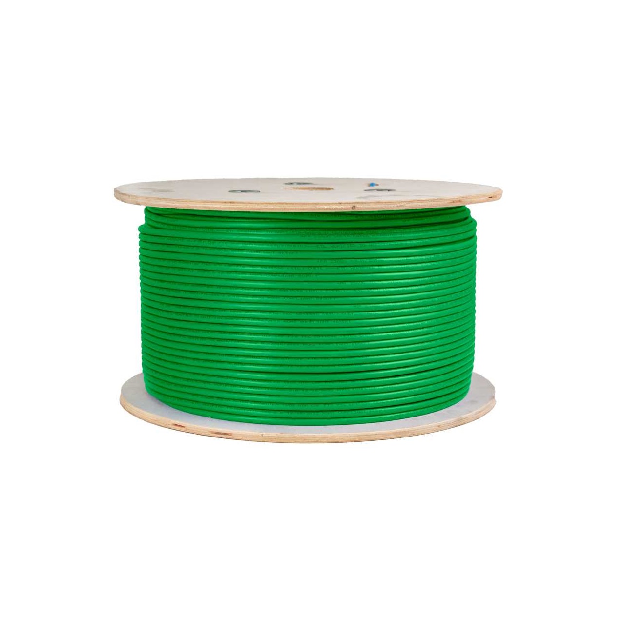 065-702/A/P/GR Vertical Cable 065-702 Series 23 AWG Unshielded Twisted Pair Solid Bare Copper CMP Plenum Cat6A Cable - 1000' Wooden Spool - Gray